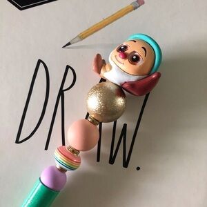 Disney Doorables: Snow White & the Seven Dwarfs: Sleepy handmade beaded pens